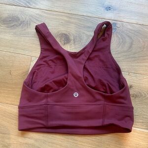 lululemon athletica Maroon Sports Bra